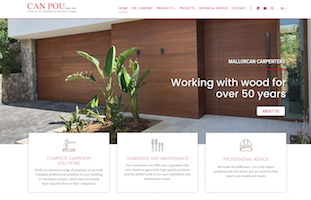 Image of Can Pou Carpenters website home page