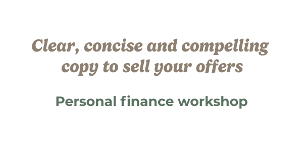 Link to sample sales page in copywriter's portfolio