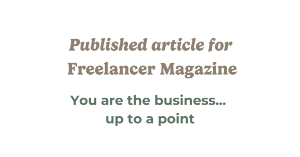 Link to sample magazine article in copywriter's portfolio